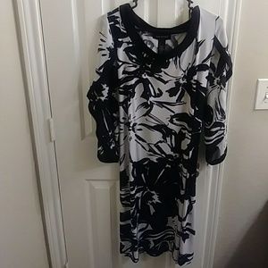 Lane Bryant butterfly sleeve dress